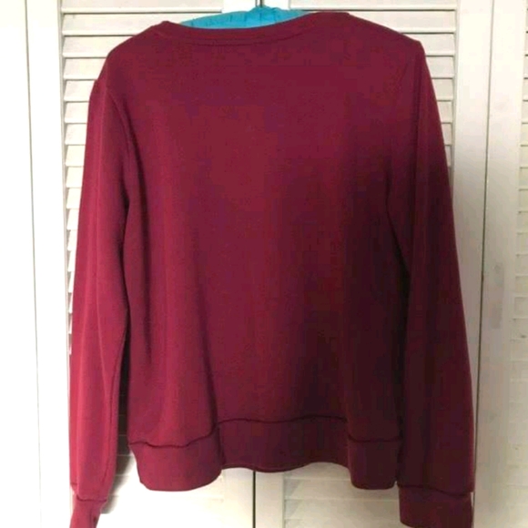 Freeze maroon & white graphic sweatshirt medium - Picture 2 of 9